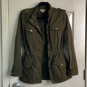 Lucky Brand Utility Jacket in Army Green